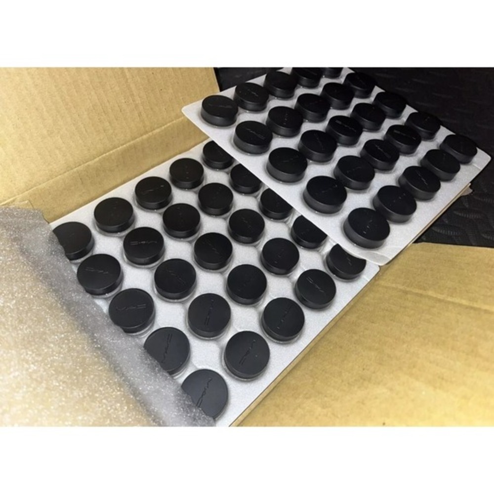 NEW MAC 4ML Plastic Makeup‎ Dramming Jars w/Cap Assembled 50 Count Case